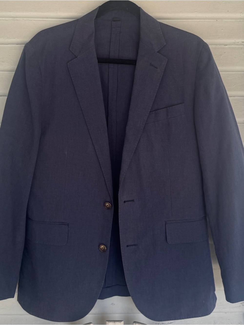J.Crew Ludlow Slim Fit Navy Blue Blazer Sport Coat 36S